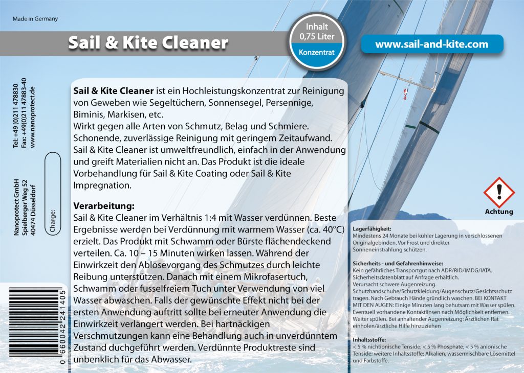 Sail & Kite Cleaner
